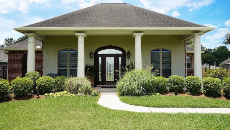 exterior of home with columns
