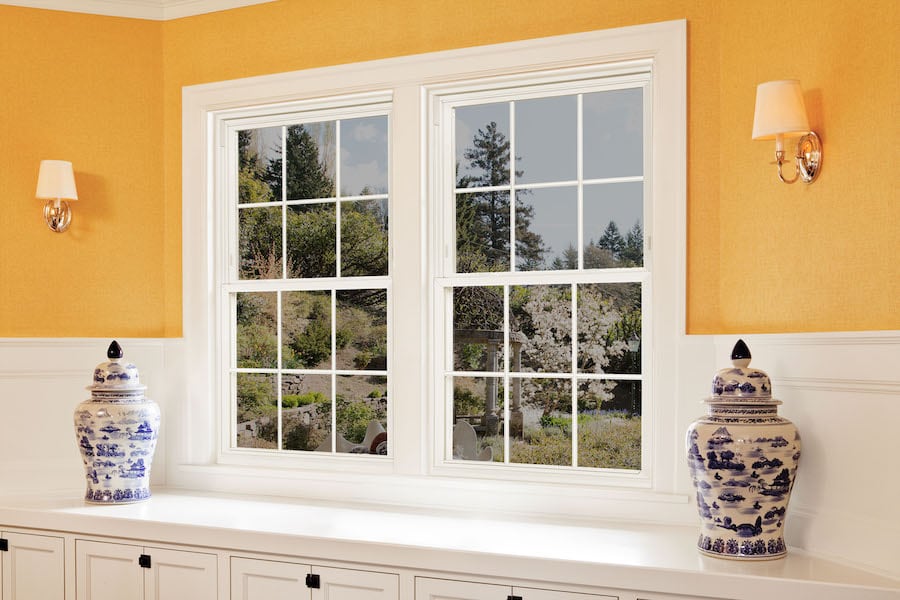 double hung window