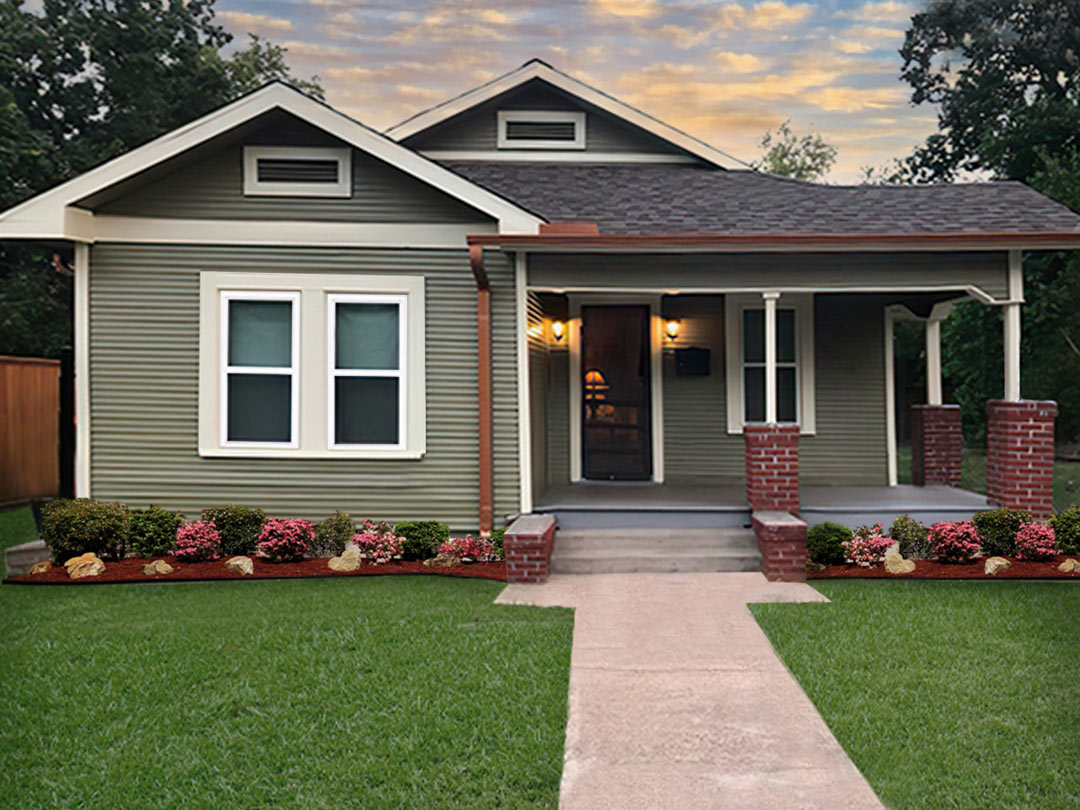 bungalow after renovation