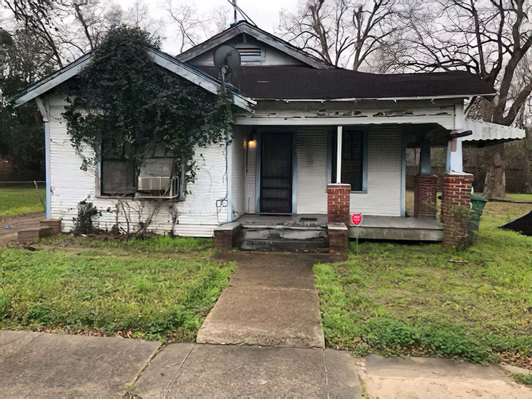 bungalow before renovation