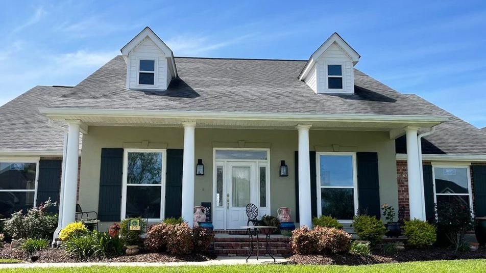 home custom white double hung windows